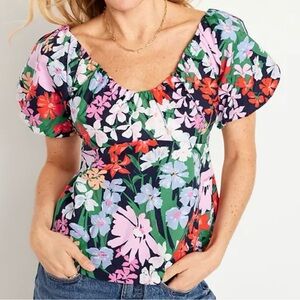 Old Navy Waist-Defined V- Neck Top Sz 2X